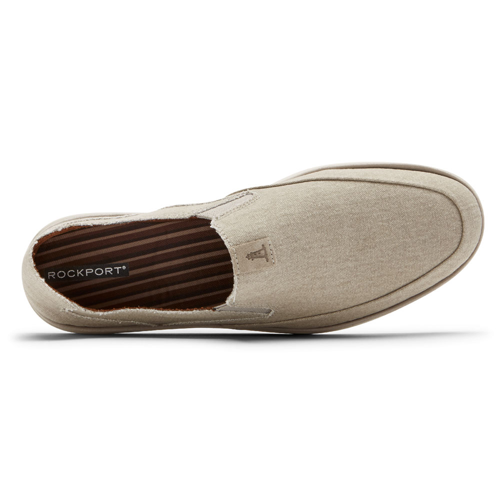 Rockport Slip-Ons Herre Beige - Austyn - JDXG67915